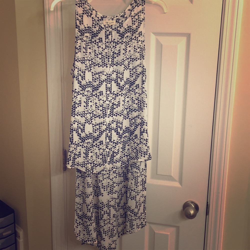 High low cutoff tank-Urban Outfitters